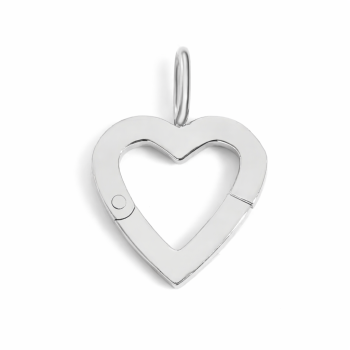 Charmträger HERZ - silber