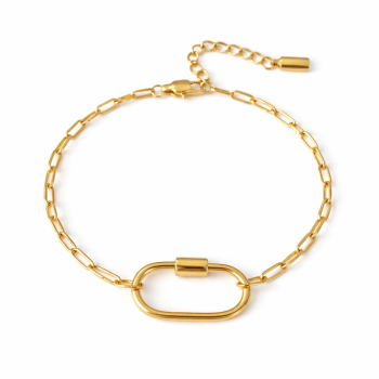 Ruby mit gr. Schnalle - gold