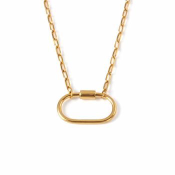 Ruby mit Schnalle groß - gold