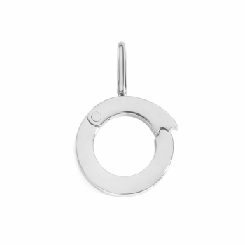 Charmträger RUND - silber