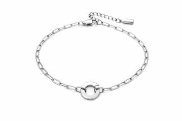 Ruby mit Verschluss RUND - silber