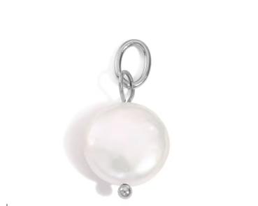 Süßwasserperle silber