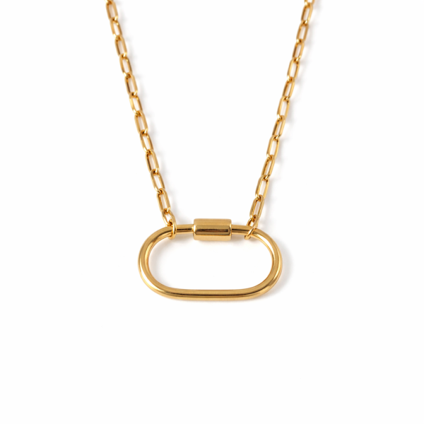 Ruby mit Schnalle groß - gold