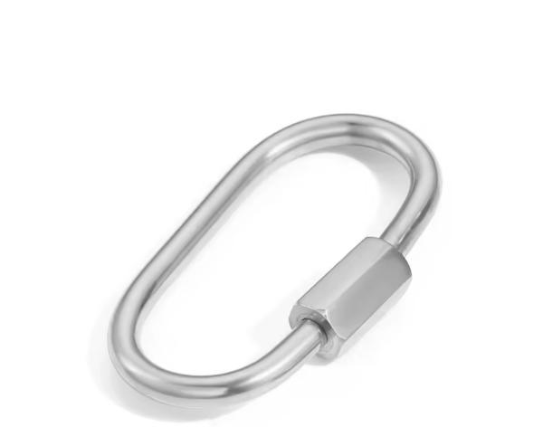 Schnalle groß - silber