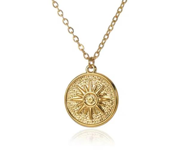 PLATE SUN gold