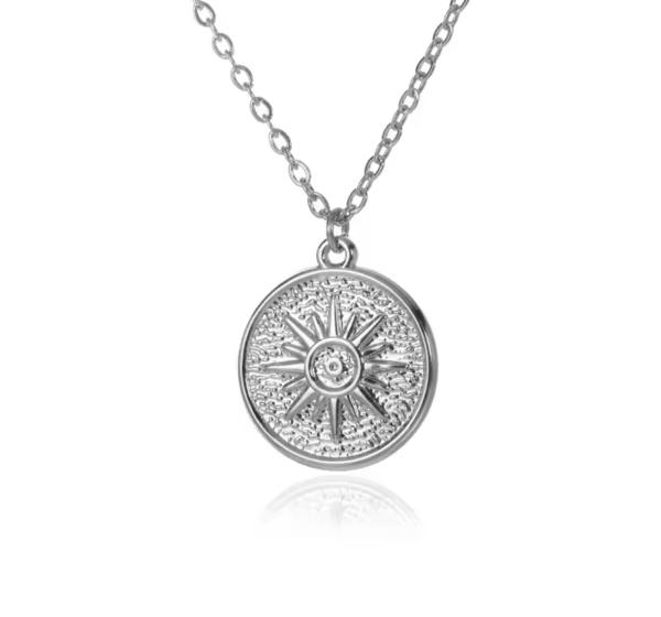 PLATE SUN silver