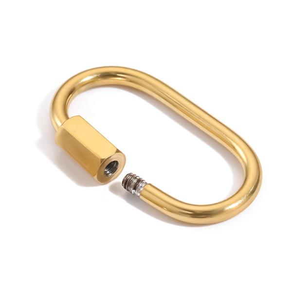 Schnalle groß - gold