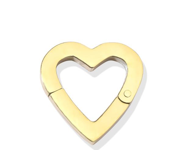 Verschluss HERZ - gold