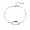 Ruby mit gr. Schnalle - silber