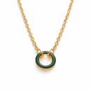 Ming mit Verschluss RUND - gold