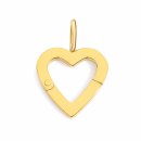 Charmträger HERZ - gold