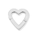 Verschluss HERZ - silber
